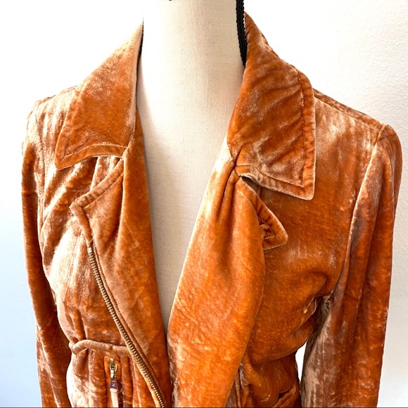 Louis Vuitton crushed velvet moto jacket - Picture 2 of 8